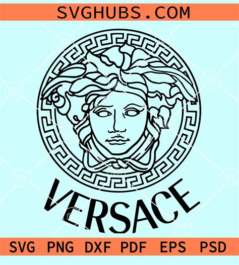 versace line logo|Versace logo greek mythology.